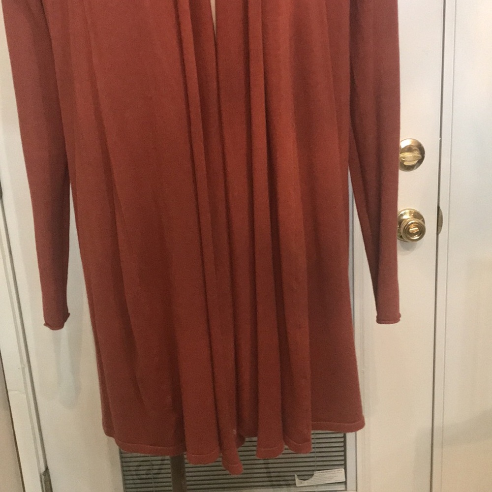 Rust  Cardigan - Picture 3 of 10